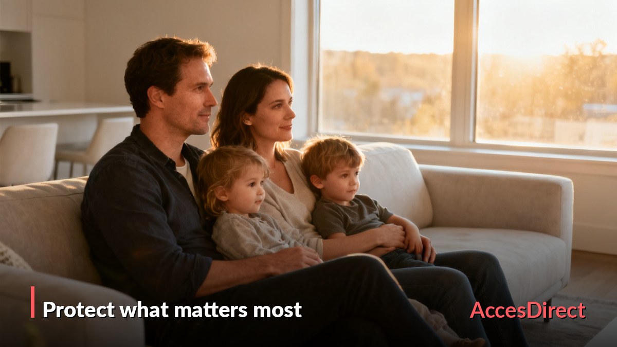 Family protected by Quebec life insurance