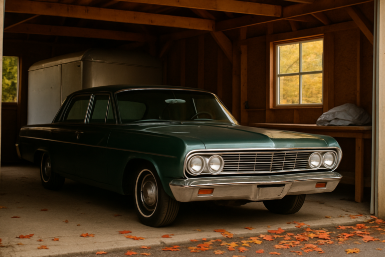 Voiture ancienne : assurer son remisage hivernal au Québec